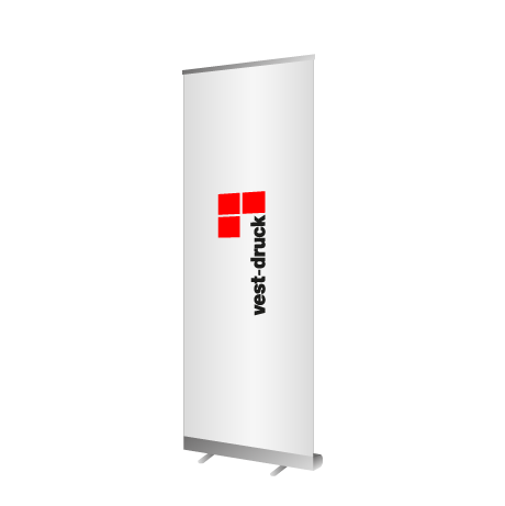 Roll-Up Budget | B 80 cm x H 200 cm | einseitig bedruckt